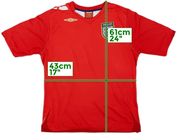 2006-08 England Away Shirt - 4/10 - (Women's M)