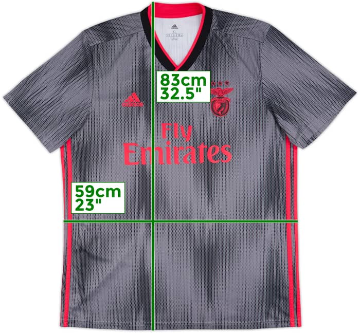 2019-20 Benfica Away Shirt - 5/10 - (XL)