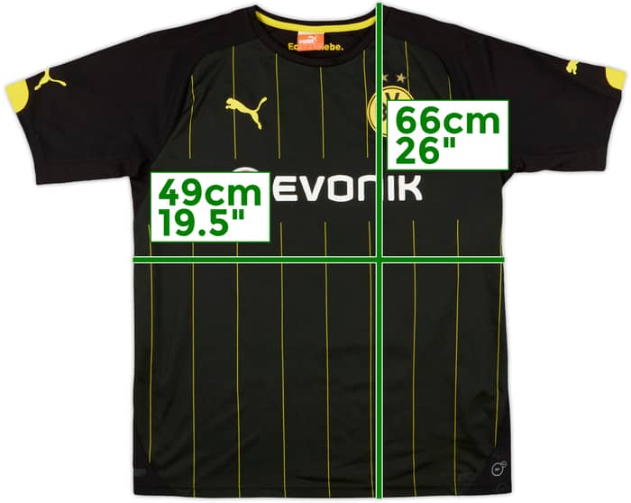 2014-16 Borussia Dortmund Away Shirt - 5/10 - (XL.Boys)