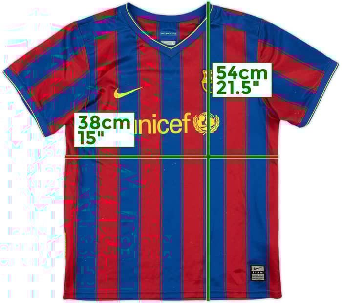 2009-10 Barcelona Home Shirt - 5/10 - (S.Boys)