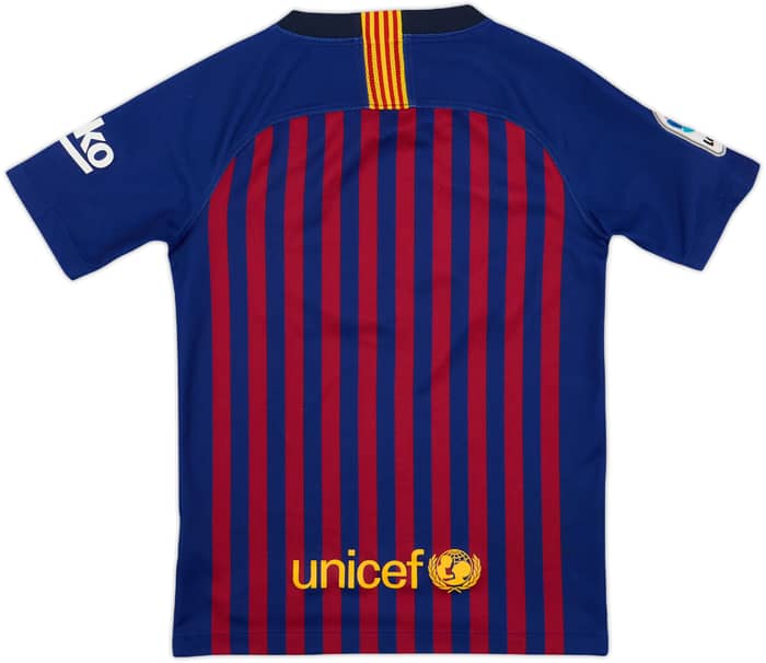 2018-19 Barcelona Home Shirt - 5/10 - (S.Boys)