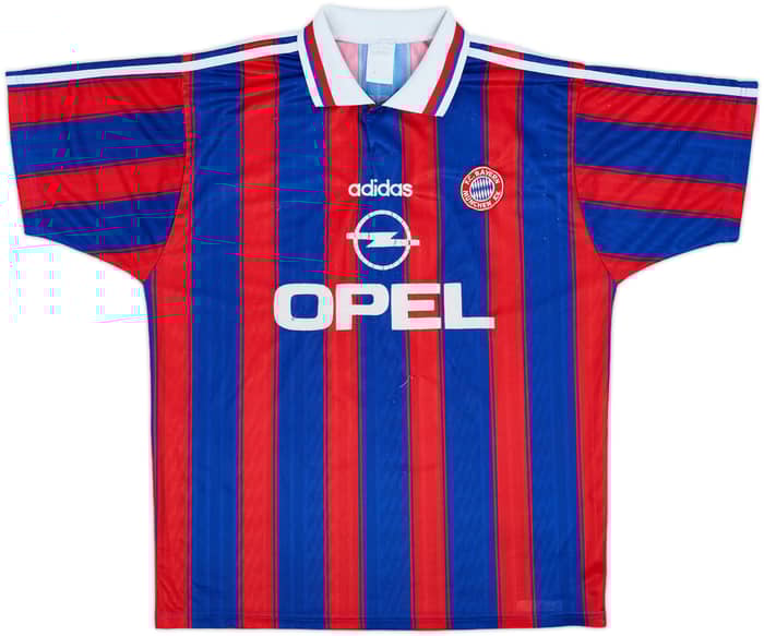 1995-97 Bayern Munich Home Shirt Scholl #7 - 4/10 - (L)