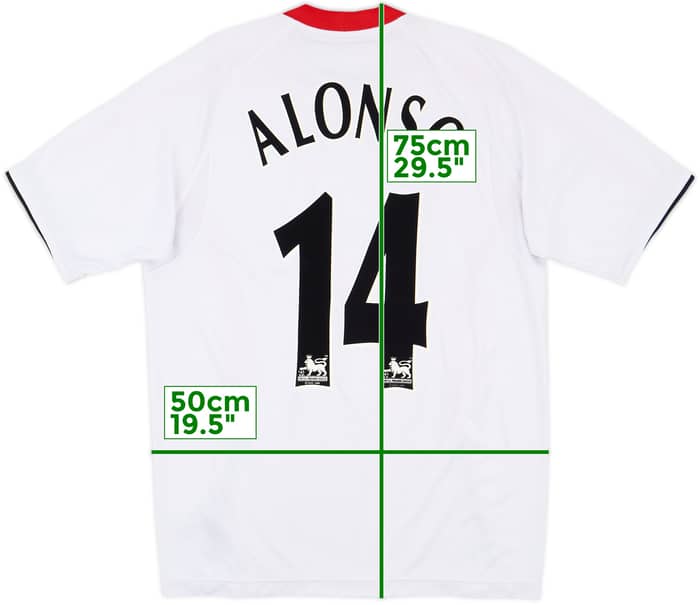 2005-06 Liverpool Away Shirt Alonso #14 - 6/10 - (M)