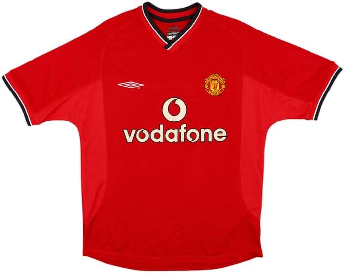 2000-02 Manchester United Home Shirt Keane #16 - 9/10 - (Y)