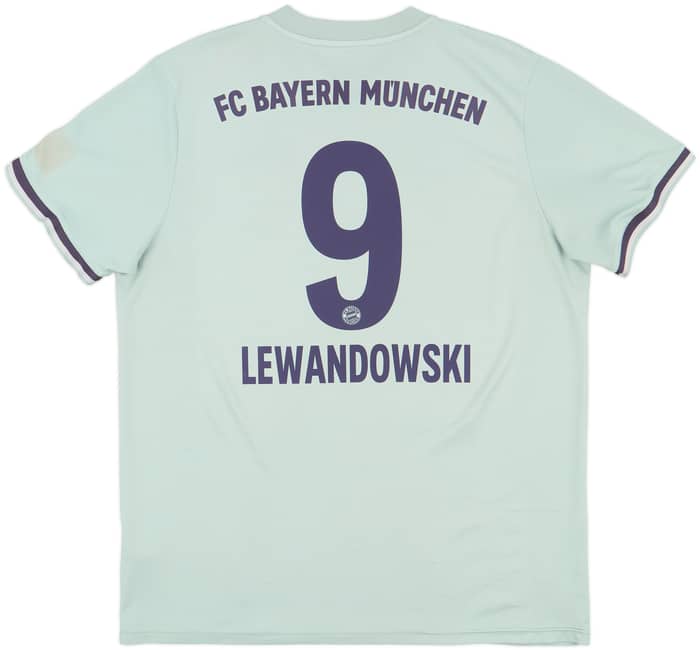 2018-19 Bayern Munich Away Shirt Lewandowski #9 - 6/10 - (XL)