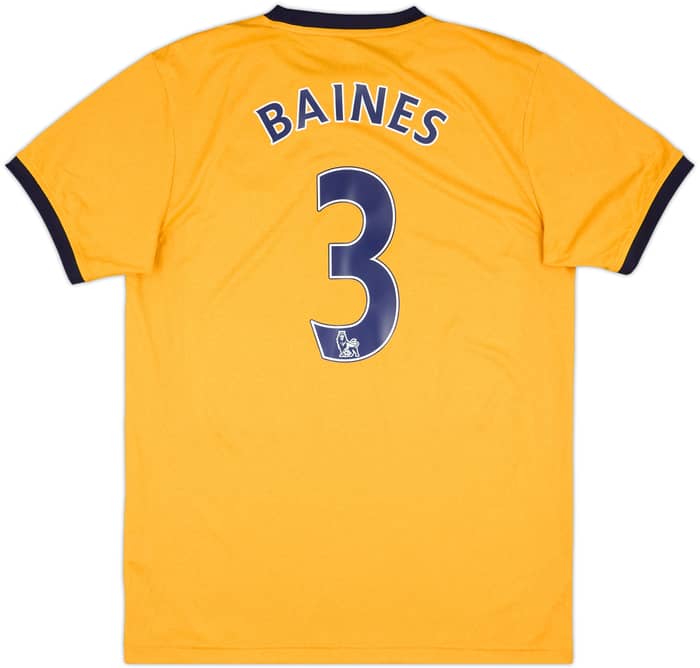 2011-12 Everton Away Shirt Baines #3 - 8/10 - (M)