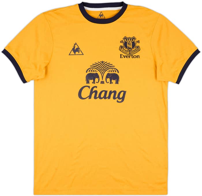 2011-12 Everton Away Shirt Baines #3 - 8/10 - (M)