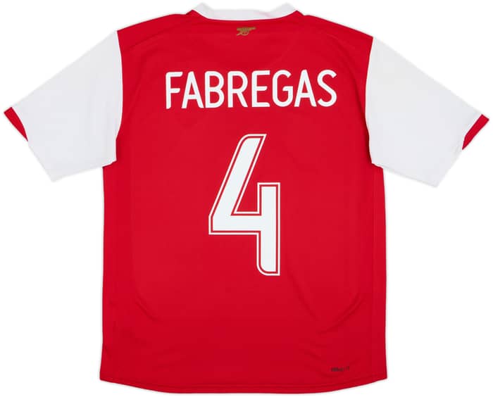 2006-08 Arsenal Home Shirt Fabregas #4 - 7/10 - (XL.Boys)