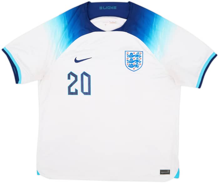 2022-23 England Home Shirt Foden #20 - 5/10 - (XL)