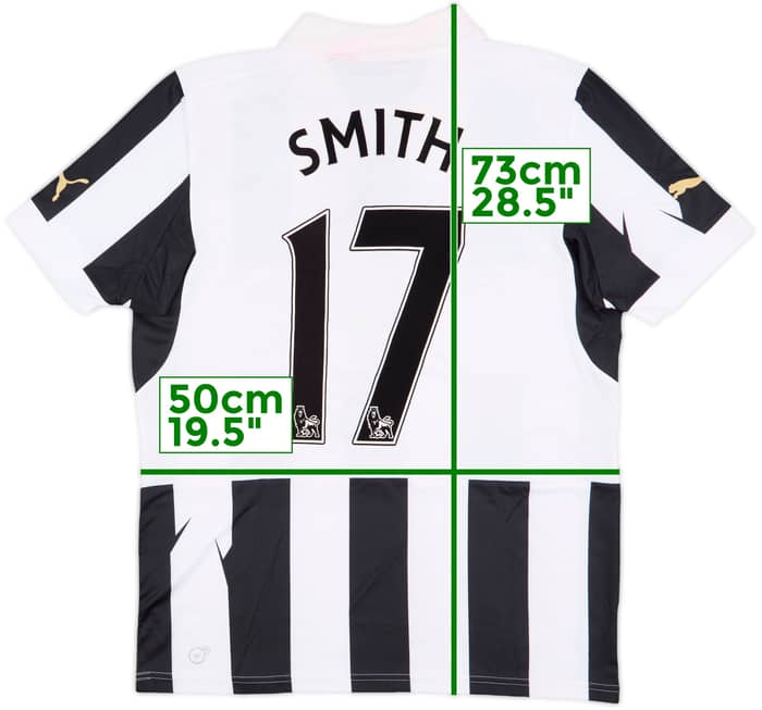 2012-13 Newcastle Home Shirt Smith #17 - 6/10 - (S)