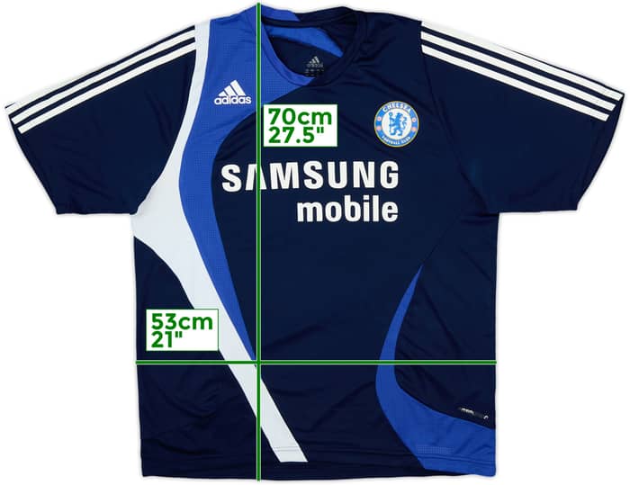 2007-08 Chelsea adidas Formtion Training Shirt - 6/10 - (L)
