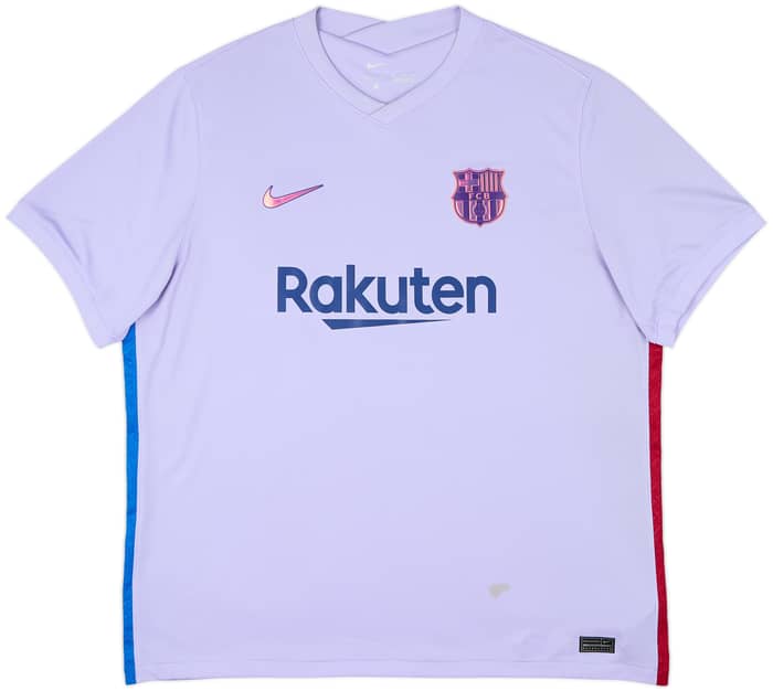 2021-22 Barcelona Away Shirt - 7/10 - (XXL)