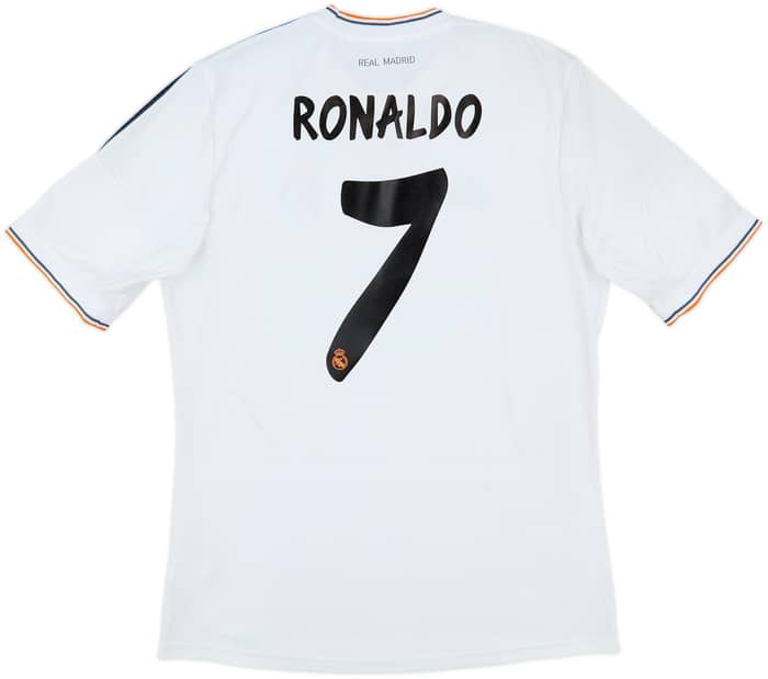 2013-14 Real Madrid Home Shirt Ronaldo #7 - 7/10 - (L)