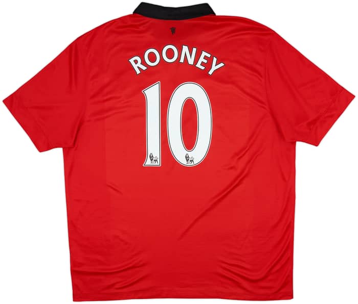 2013-14 Manchester United Home Shirt Rooney #10 - 5/10 - (XXL)