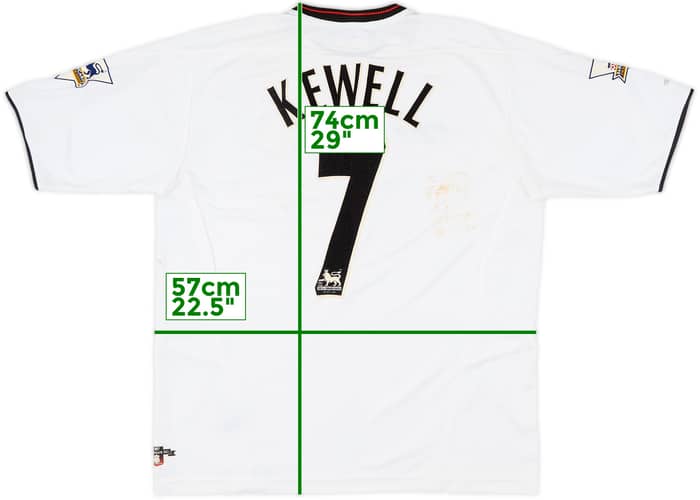 2003-04 Liverpool Away Shirt Kewell #7 - 6/10 - (XL)