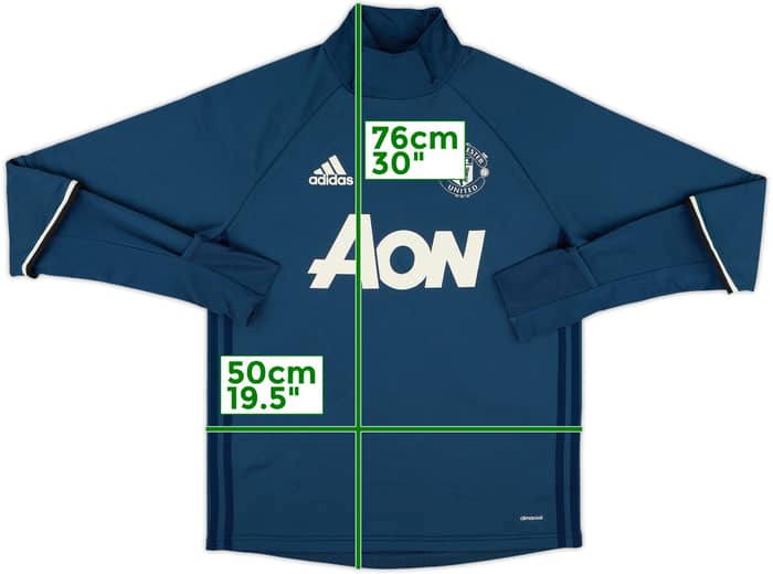 2016-17 Manchester United adidas Training Top - 8/10 - (L)