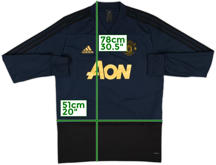 2018-19 Manchester United adidas Training Top - 8/10 - (M)