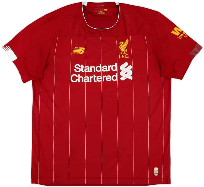 2019-20 Liverpool Home Shirt Virgil #4 - 5/10 - (XL)