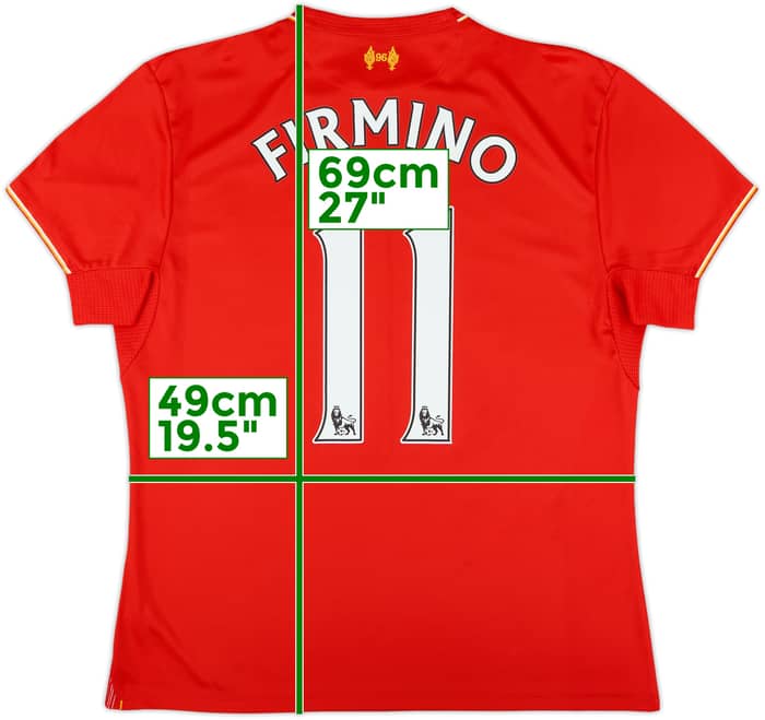 2015-16 Liverpool Home Shirt Firmino #11 - 7/10 - (Women's L)