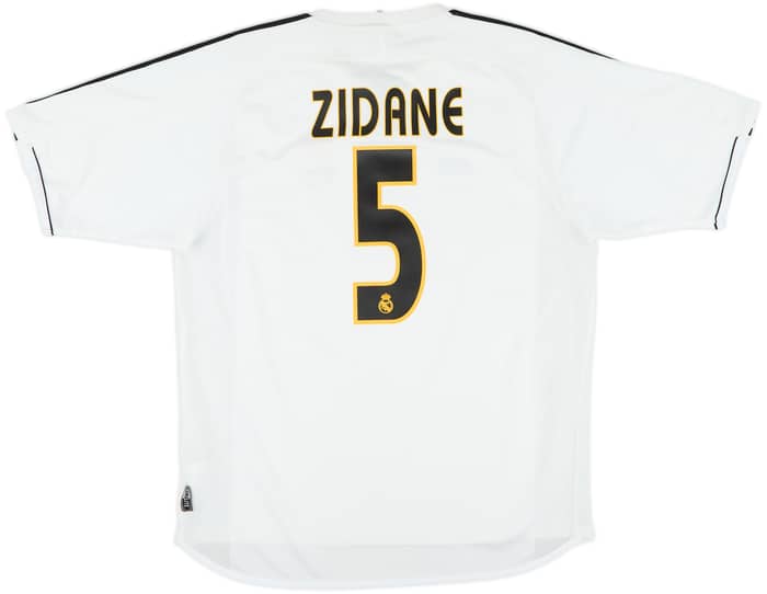 2003-04 Real Madrid Home Shirt Zidane #5 - 6/10 - (M)