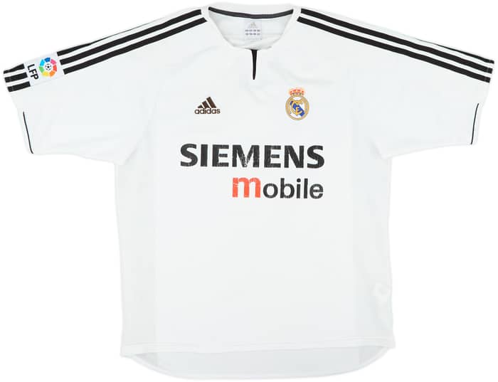 2003-04 Real Madrid Home Shirt Zidane #5 - 6/10 - (M)