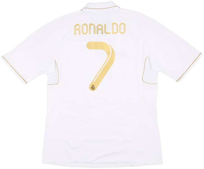 2011-12 Real Madrid Home Shirt Ronaldo #7 - 8/10 - (XL)