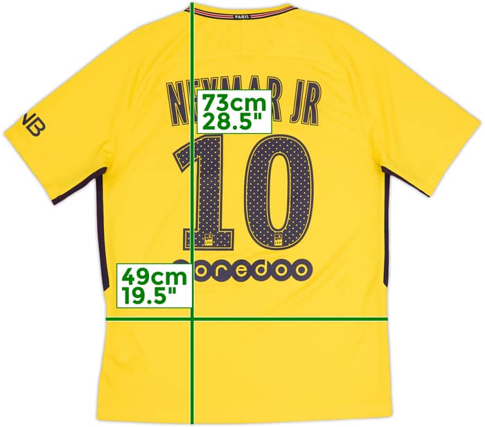 2017-18 Paris Saint-Germain Camiseta Visitante Neymar Jr #10 - 10/10 - (M)