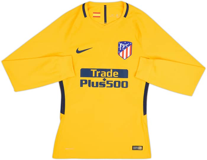 2017-18 Atletico Madrid Player Issue Away L/S Shirt F.Torres #9 - 10/10 - (S)