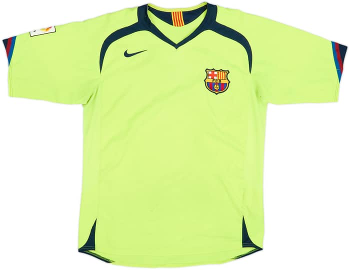 2005-06 Barcelona Away Shirt Ronaldinho #10 - 7/10 - (M)