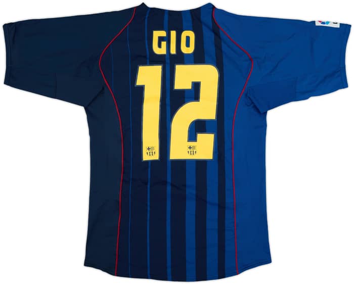 2004-05 Barcelona Away Shirt Gio #12 - 8/10 - (S)