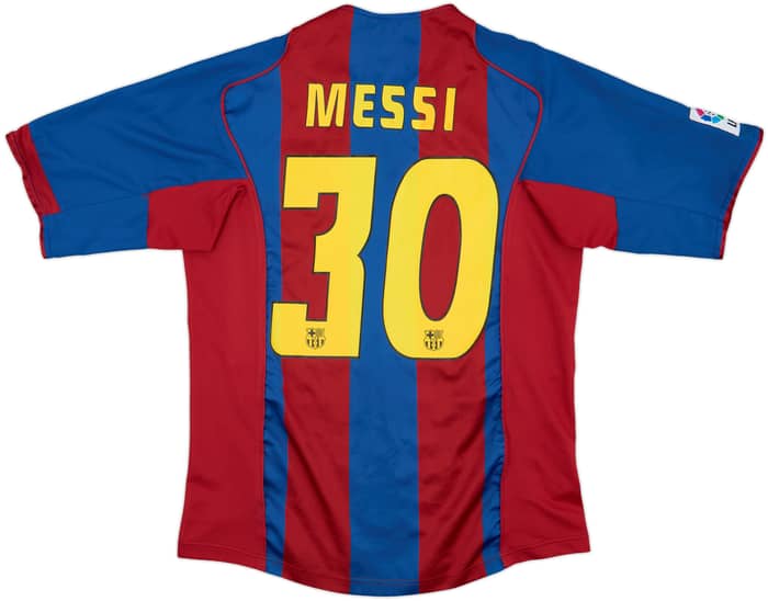 2004-05 Barcelona Home Shirt Messi #30 - 8/10 - (M)