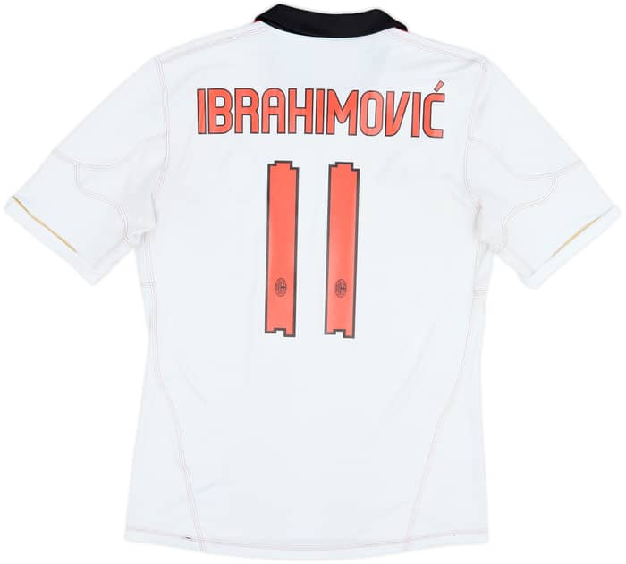 2010-11 AC Milan Away Shirt Ibrahimovic #11 - 6/10 - (M)