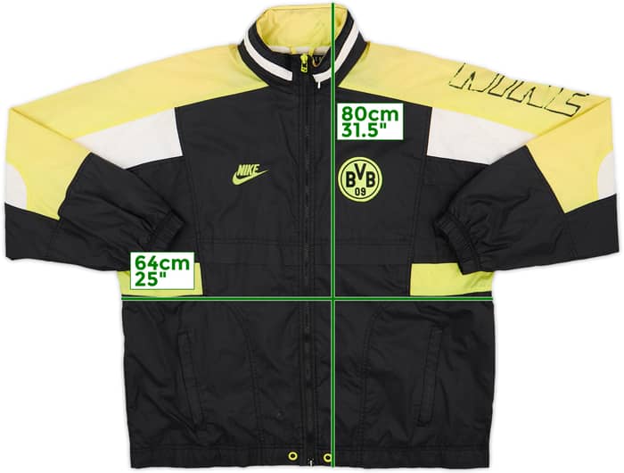 1995-96 Borussia Dortmund Nike Hooded Rain Jacket - 5/10 - (M)