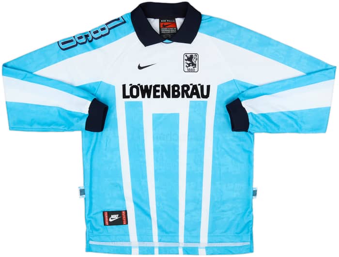 1996-97 1860 Munich Home L/S Shirt - 8/10 - (XL.Boys)