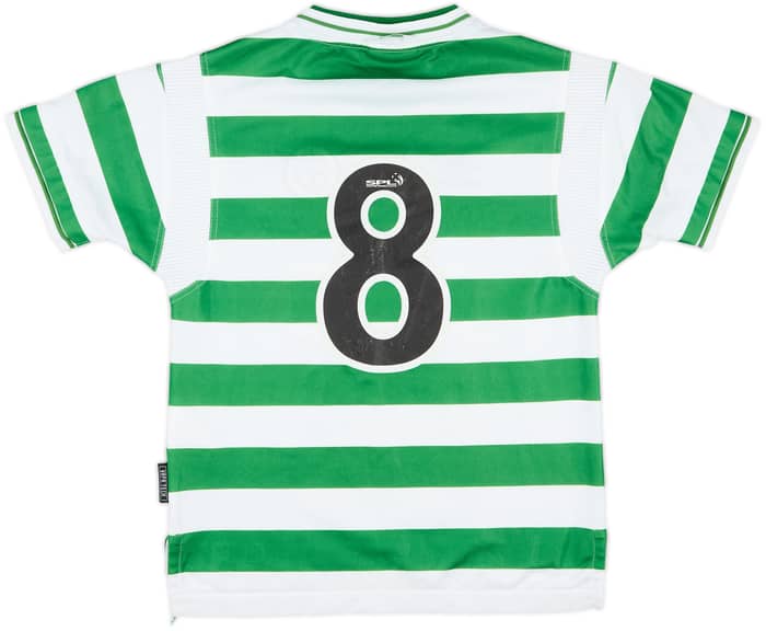1999-01 Celtic Home Shirt #8 - 7/10 - (Y)