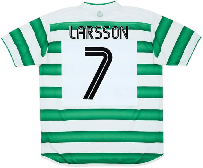 2003-04 Celtic Home Shirt Larsson #7 - 6/10 - (L)