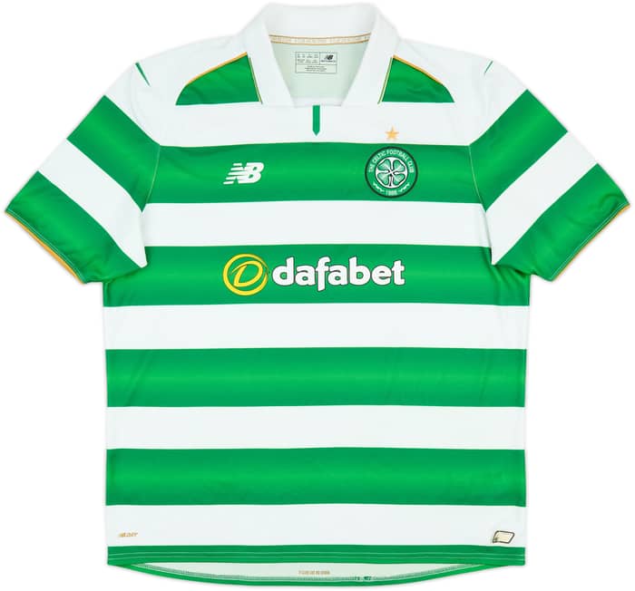 2016-17 Celtic Home Shirt - 9/10 - (XL)