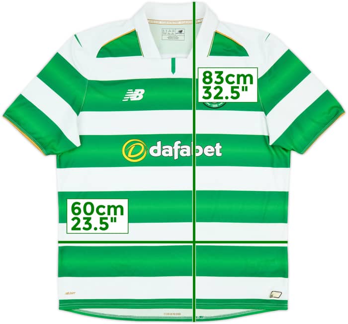 2016-17 Celtic Home Shirt - 9/10 - (XL)