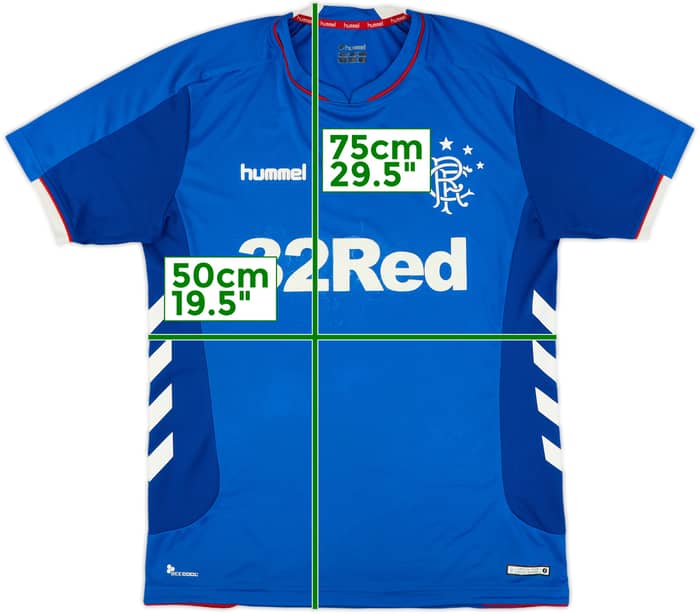 2018-19 Rangers Home Shirt - 5/10 - (L)