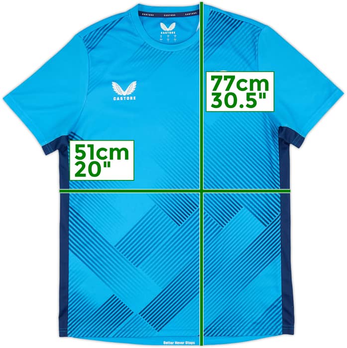 2022-23 Rangers Castore Training Shirt - 9/10 - (M)