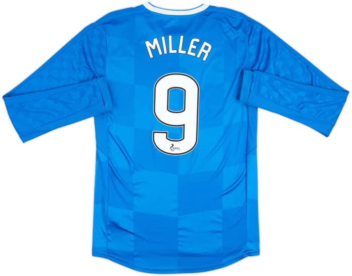 2016-18 Rangers Home L/S Shirt Miller #9 - 8/10 - (S)