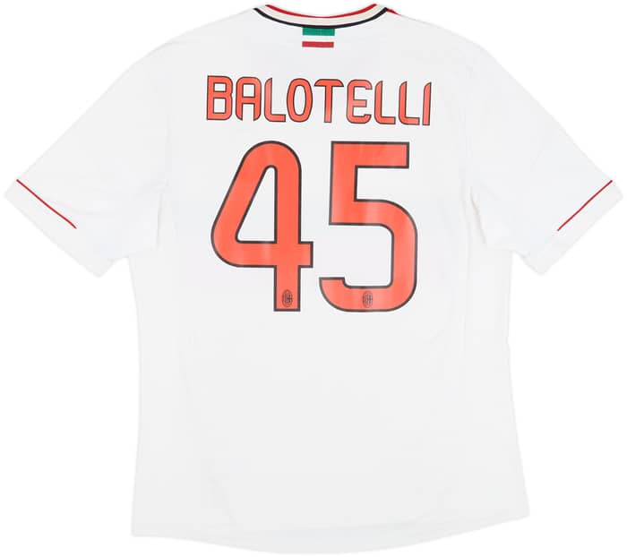 2012-13 AC Milan Away Shirt Balotelli #45 - 6/10 - (XL)