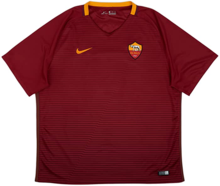 2016-17 Roma Home Shirt Dzeko #9 - 9/10 - (XXL)