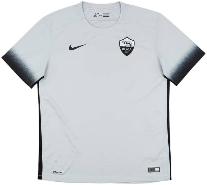 2015-16 Roma Third Shirt Dzeko #9 - 8/10 - (L)