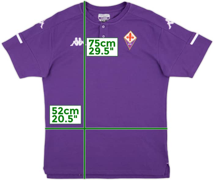 2020-21 Fiorentina Kappa Polo Shirt - 8/10 - (XL)
