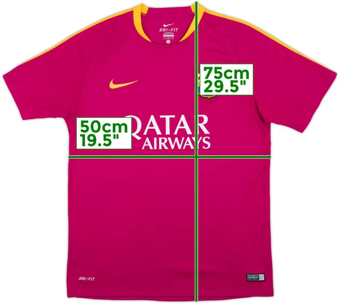 2015-16 Barcelona Nike Training Shirt - 8/10 - (L)