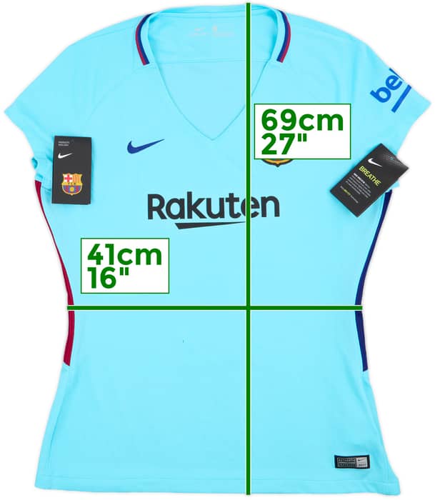 2017-18 Barcelona Away Shirt (Women's L)