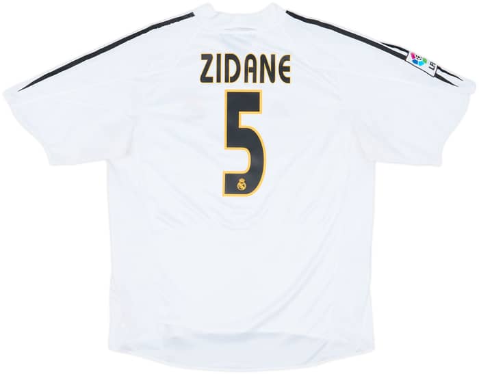 2004-05 Real Madrid Local Camiseta Zidane #5 - 8/10 - (L)