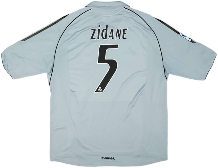 2005-06 Real Madrid Third Shirt Zidane #5 - 9/10 - (XXL)