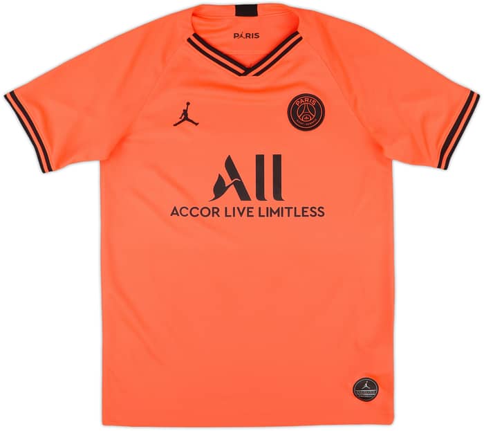 2019-20 Paris Saint-Germain Away Shirt Mbappe #7 - 10/10 - (XL.Boys)